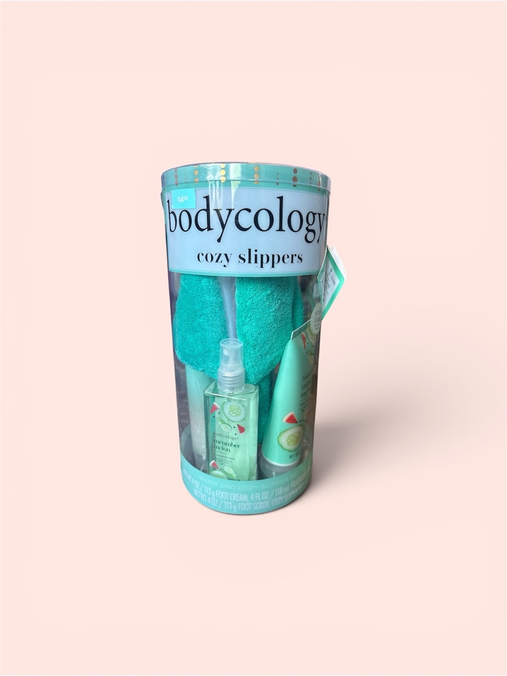 Bodycology Cozy Slippers Foot Care Set - Teal